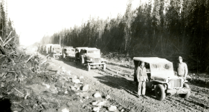 NARA236png 770 340th Engr E Co. moving 70 miles in one day on 93rd road