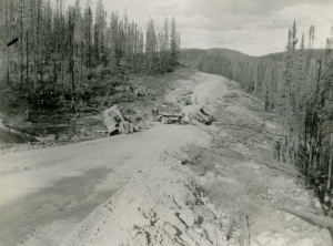 845png 770 340th Engineers march on road 93rd built to Teslin River