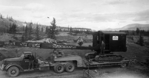 A PRA Crane used on the Alaska Highway. 1942