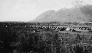 93rd Engineer encampment at Carcross, YT.