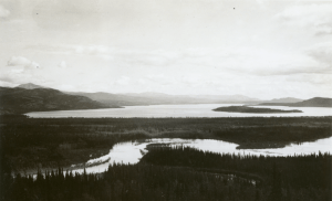 The PRA built the Alaska Highway south from Whitehorse along Marsh Lake while the black engineers of 93rd Second Battalion built 44 miles of highway north to McClintock River. 1942