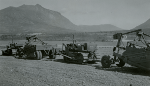The PRA Dowell construction camp at Carcross Aug 1942.