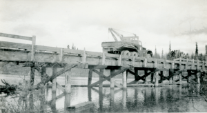 McClintock River Bridge built by the PRA. 1942