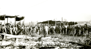 93rd Black Engineers assembled at Morley Bay to hear comments by Commander.Sep 42